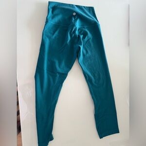lululemon athletica Teal Leggings crop